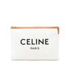 Celine Large Canvas Logo Clutch Secondhand