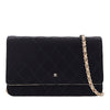 Chanel Bicolor Satin Diamond Stitch Wallet On Chain Secondhand
