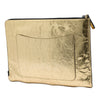 Chanel Metallic Crinkled Calfskin Feministe Mais Feminine Pouch Secondhand