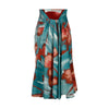 Secondhand 6267 Iris Floral Print Draped Silk Dress - '00s