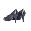 Secondhand Chanel Black Leather CC Cap-Toe Pumps