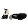 Secondhand Chanel Patent Leather Bow Lace-Up Ankle Boots - '10s
