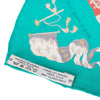 Secondhand Hermès Pavois Green Silk Carré Scarf By Philippe Ledoux