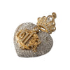 Secondhand Christian Dior Boutique Heart Brooch - '90s