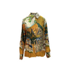 Secondhand Hermès Patterned Long Sleeve Silk Shirt - '10s