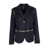Secondhand DKNY Jacket With Faux Leather Trimmings - '00s