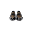 Secondhand Louis Vuitton Black and Monogram Canvas Moccasin - '20s