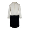 Secondhand Moschino Lace Contrast Midi Dress - '10s