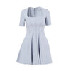 second hand Miu Miu Pale Blue Structured Cocktail Dress