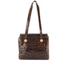 A.N.G.E.L.O. Vintage Cult Brown Crocodile Bag - '70s Second hand