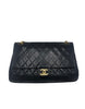 Chanel Vintage Classic Double Flap Bag Leather