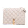 Secondhand Saint Laurent Small Quilted Lambskin Becky Chain Shoulder Bag