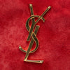 Saint Laurent Suede Monogram Fetish Tassel Crossbody Secondhand