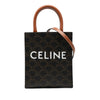 Celine Mini Triomphe Coated Canvas Vertical Cabas Satchel Secondhand
