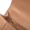 Balenciaga Small Croc Embossed Hourglass Top Handle Bag Secondhand