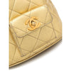 Chanel Gold Quilted Leather Backpack - '90s Second hand