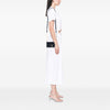 Saint Laurent Croc Embossed Leather Cassandre Phone Holder Secondhand