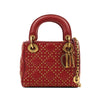 Secondhand Dior Mini Lambskin Cannage Studded Supple Lady Dior