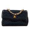 Chanel CC Quilted Satin Bijoux Chain Single Flap Secondhand