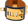 Hermès Swift and Gold Plated Collier de Chien Bracelet Secondhand