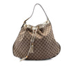 Gucci GG Canvas Interlocking Icon Drawstring Hobo Secondhand