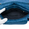 Chanel CC Denim Fringe Single Flap Secondhand