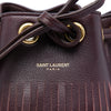 Saint Laurent Small Calfskin Emmanuelle Fringe Bucket Bag Secondhand
