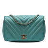 Chanel Small Chevron Caviar Statement Flap Secondhand