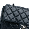 Chanel CC Quilted Perforated Lambskin Single Flap Secondhand