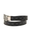 Secondhand Louis Vuitton Damier Graphite Inventeur Reversible Belt
