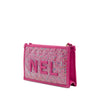 Chanel Quilted Tweed PVC Logo Wristlet Clutch Secondhand