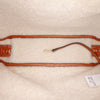 Miu Miu Large Shearling Trimmed Calfskin Logo Beau Shoulder Bag Secondhand