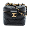 Chanel CC Quilted Calfskin Vanity Case with Chain Secondhand
