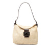 Fendi Zucca Canvas Double Flap Shoulder Bag Secondhand