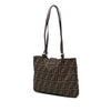 Fendi Zucca Canvas Shoulder Bag Secondhand