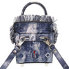 Christian Louboutin Nano Grained Calfskin Paloma Fringe Satchel Secondhand