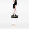 Celine Tweed and Leather Ella Frame Handbag Secondhand