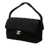 Chanel CC Quilted Jersey Double Sided Flap Secondhand