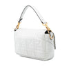 Fendi Zucca Embossed Leather Baguette Satchel Secondhand