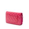 Secondhand Chanel CC Quilted Patent Wallet on Chain