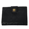 Chanel CC Quilted Lambskin Bifold Compact Wallet Secondhand