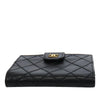 Chanel CC Quilted Lambskin Bifold Compact Wallet Secondhand