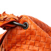Secondhand Bottega Veneta Large Fringed Trim Nappa Intrecciato Hobo