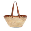 Celine Large Raffia Classic Studded Panier Tote Secondhand