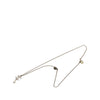 Chanel CC Brass Strass and Faux Pearl Pendant Necklace Secondhand