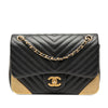 Chanel Mini Chevron Calfskin Rock The Corner Flap Secondhand