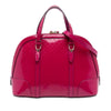 Gucci Small Microguccissima Patent Nice Dome Satchel Secondhand