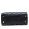 Dior Medium Ultra Matte Calfskin Cannage Embossed Lady Dior Secondhand