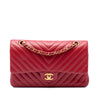 Chanel Medium Classic Chevron Lambskin Double Flap Secondhand