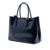 Prada Medium Saffiano Vernice Double Satchel Secondhand